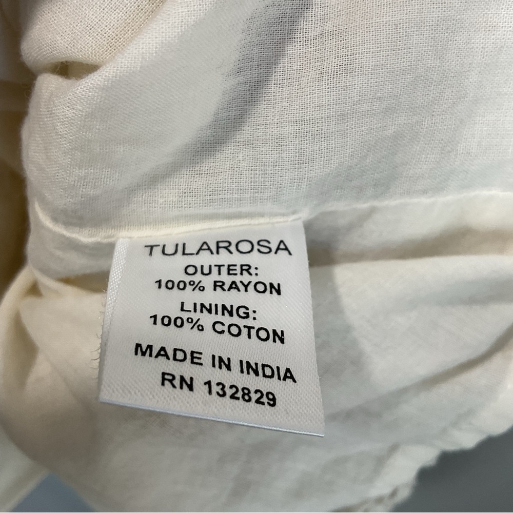 Tularosa Floral Embroidered Sleeveless London Slip Mini Dress Women's small D82 - Picture 10 of 11